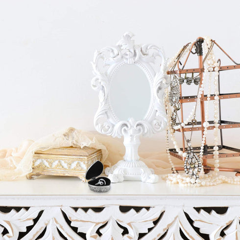 Vintage Heart Shaped Jewellery Box